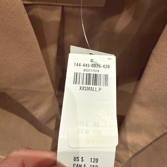 Abercrombie & Fitch Women's Tan Blazer - Picture 2 of 3